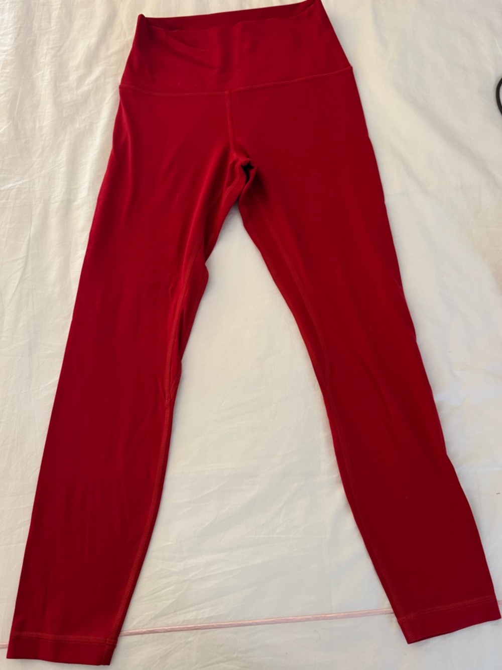 Red Lululemon Align Leggings Size 6
